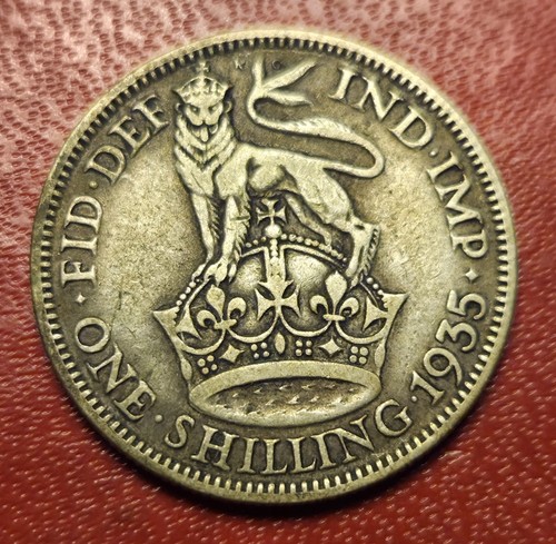 1935 king george shilling - george,