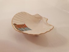 Rare W.H. Goss Shelley Crested Dishes, City Of Peterborough Very Good Condition.