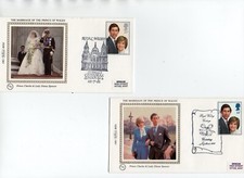 GB - First day covers (060) 1981  Royal Wedding Benham single stamp covers - set
