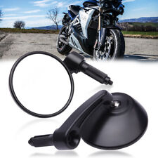 Universal Motorcycle 7/8'' Handle Bar End Rearview Side Mirror for Harley Yamaha
