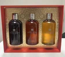 Molton Brown Bath & Shower Gel Set 3 x 300ml Spicy Scented Body Wash 