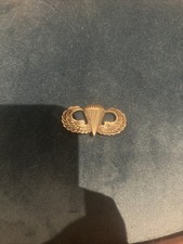 Genuine WW2 US Airborne Paratrooper Jump Wings - Sterling Silver