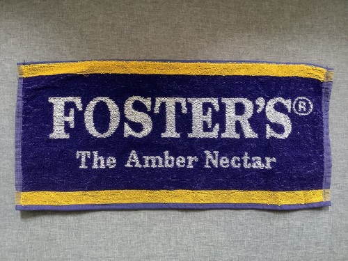 Fosters lager bar towel unused - towel,