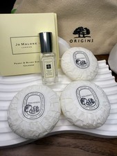 New 3  Diptyque Philosykos Round Soap Bar 45g/1.6oz each free Jo Malone Gifts