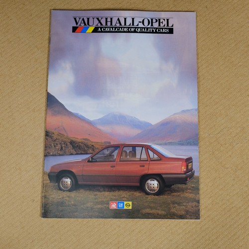 Car sales brochure vauxhall - car,