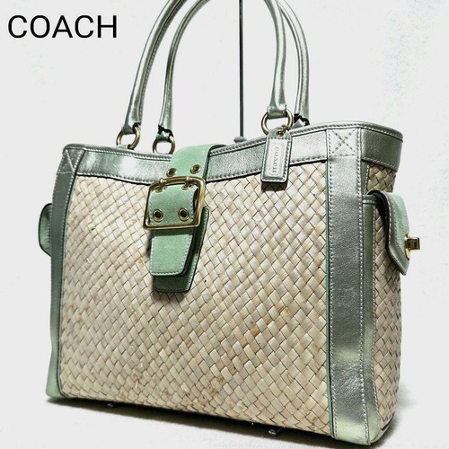 Rare color coach soho - coach, straw