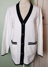 Bonmarche White / Black Thin