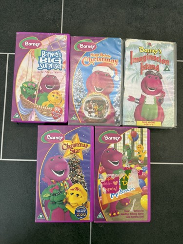Vhs tape bundle barney the - bundle,
