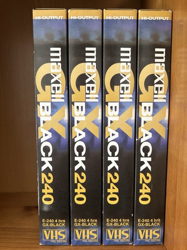 Maxell vhs tapes - vhs,