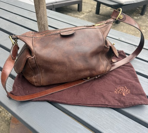Vintage mulberry brown - brown, barrel