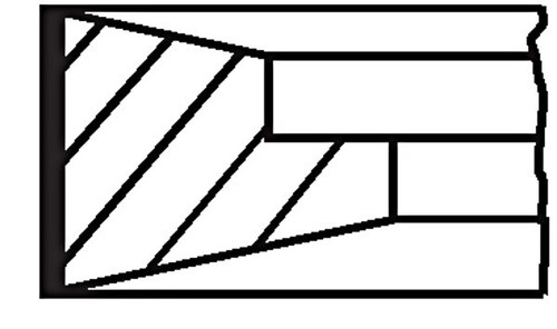 Piston ring kit mahle - piston,