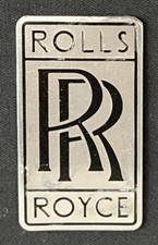 ROLLS ROYCE VINTAGE SILVER CLOUD SPUR WRAITH REAR FENDER BUMPER ENAMEL BADGE