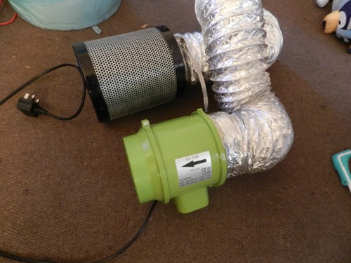 Inline fan duct exhaust - 6",