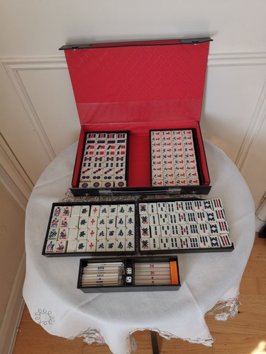 Vintage mah jong - set, 144