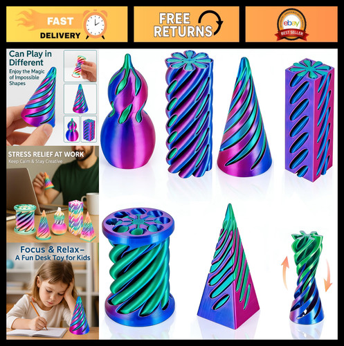 Pack printed fidget toys - 6,