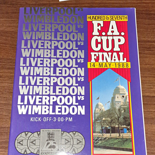 Cup final 1988 programme - fa,