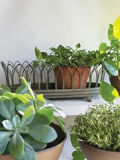 Vintage Style Green Metal