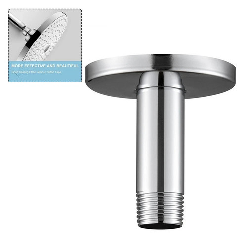 10cm silver shower bracket - shower,