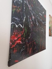 Ethereal Fusion  fluid art painting 