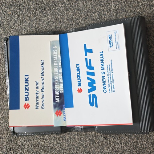 Suzuki swift owners handbook - suzuki,