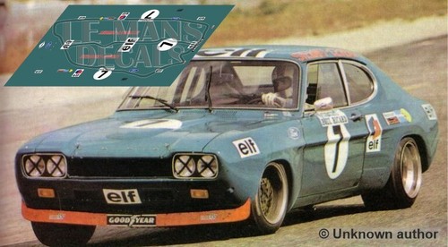 Decals ford capri - rs, paul