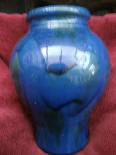 Antique high glazed cobault - ,