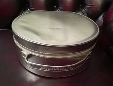Baylis & Harding Gold Zip Zipped Zipper Hat Storage Box Empty 12" x 11" x 5" H