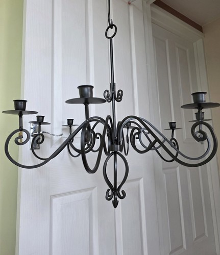 Black matt metal light - matt, 8-light