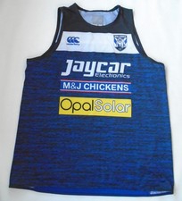Bulldogs NRL Training Vest Singlet Blue Canterbury Men's 3XL XXXL READ