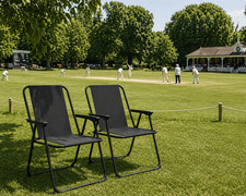 Folding metal beach chairs - chairs,
