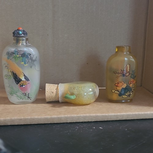 Chinese lot snuff bottles - of,