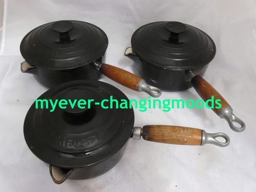 Black cast iron le - iron, creuset