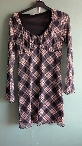 Primark brown plaid - plaid, dress