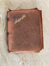 Antiquarian Autograph Book Dates 1919-1940s Interesting Handwritten Verses/Quote