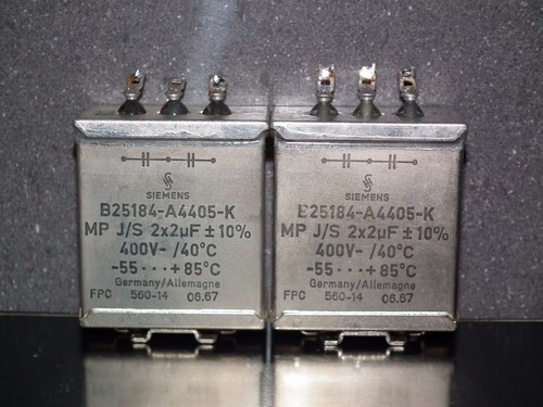 Two vintage siemens pio - two,