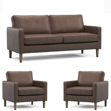Bexhill Brown Faux Leather