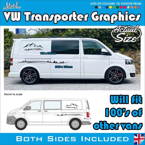 Lwb transporter camper - vw, side
