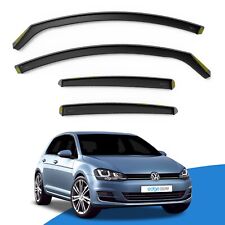 VW GOLF MK7 2012-2020 5 Door Hatchback Wind Deflectors 4pc Edgevisors Tinted