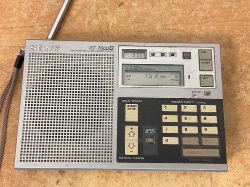 Sony icf 7600d sw - sw, pll