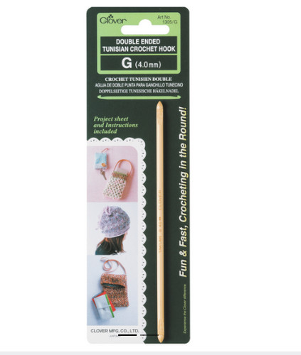 Clover tunisian double ended - clover, double-ended