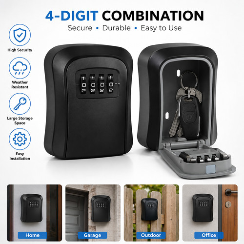 Digit combination key lock - 4,