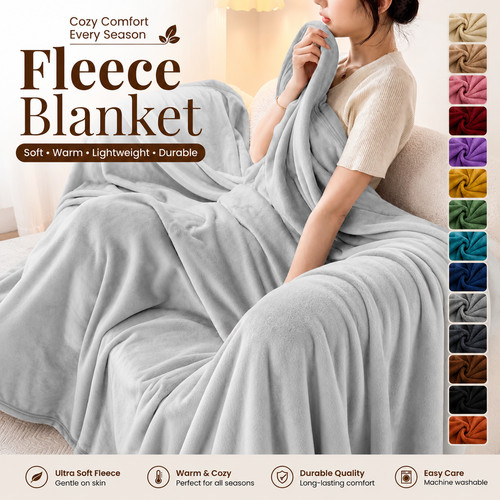 Fleece blanket soft - fleece, thick