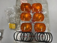 KAWASAKI NOS INDICATOR LENS & GASKET SET (6) KZ1000 KZ750 KZ550 KZ440 Z1000 Z