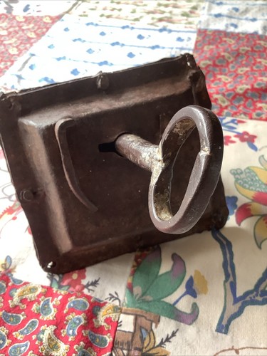 Medieval hand made padlock - hand,