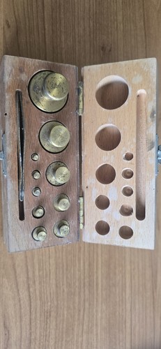 Vintage brass weights - vintage,