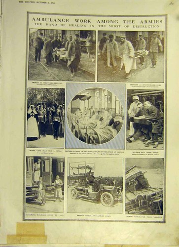 Old antique print ww1 - old,