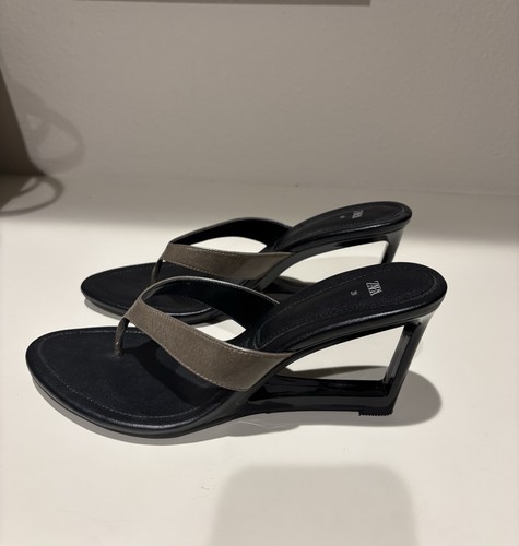Zara high heel - high, kaki