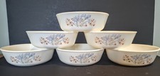 Vintage Pyrex Blue Iris Set of