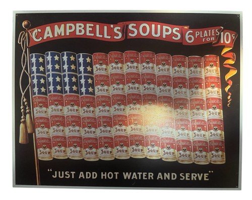 Campbell soup can - soup, american