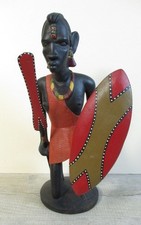 LARGE HAND CARVED WOODEN